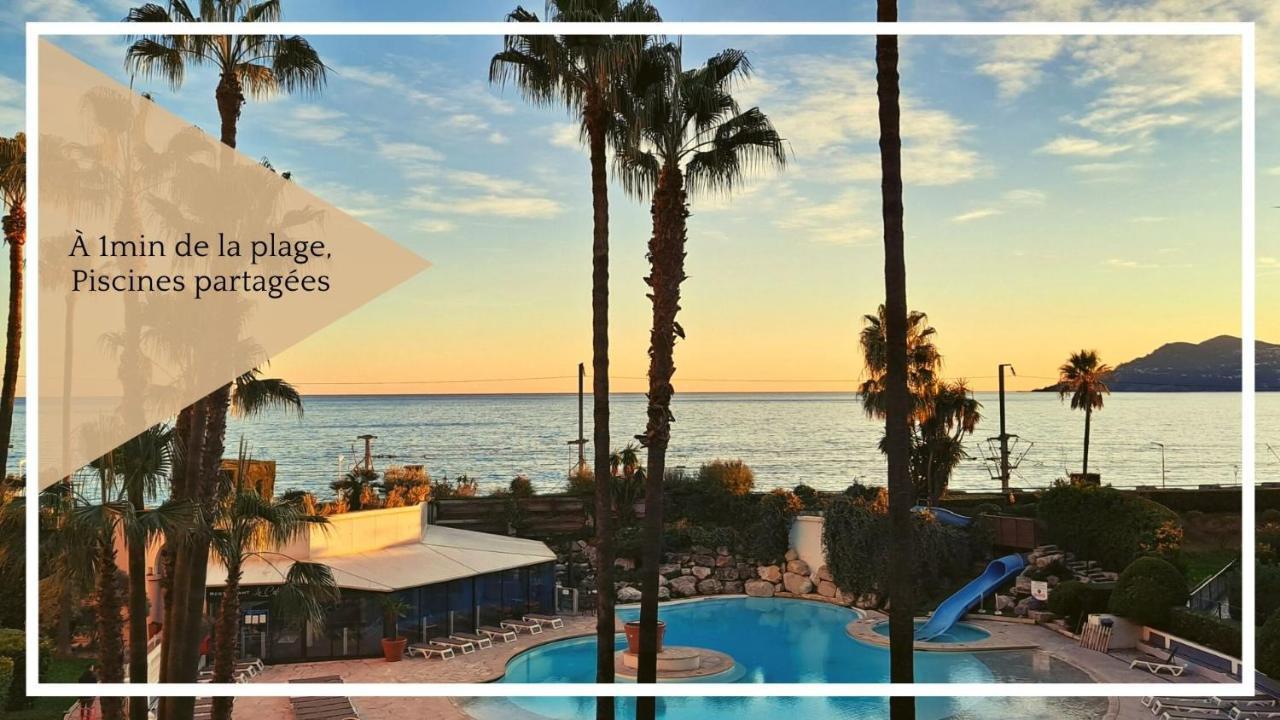 LE BEL AZUR - VUE MER - À 1Min DE LA MER Cannes Extérieur photo